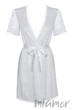 Халат з трусиками Obsessive Miamor robe S/M Белый - изображение 3