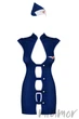 Костюм игровой "Стюардесса" Obsessive Stewardess costume L/XL Сине-белый - изображение 3