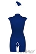 Костюм игровой "Стюардесса" Obsessive Stewardess costume L/XL Сине-белый - изображение 4