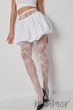 Колготки в сетку кружевные Lores Palermo 3/4 Bianco - изображение 1