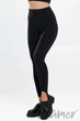Леггинсы бесшовные со штрипками Giulia Leggings STRAPS ENERGY L/XL Черные - изображение 4