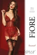 Панчохи під пояс із принтом Серечки Fiore ALICE 20 den 2 Nero/Red - зображення 4
