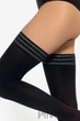 Чулки плотные непрозрачные Gatta Gigi 01 60d 3/4 Nero - изображение 2
