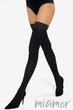 Чулки плотные непрозрачные Gatta Gigi 01 60d 3/4 Nero - изображение 4