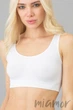 Tоп бесшовный на широких бретелях Giulia Classic top Bianco L/XL Белый - изображение 1