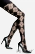 Колготы с узором Lores Julia 20-40Den 1/2 Nero - изображение 1