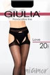 Панчохи з поясом Giulia LOVE 20 2 Чорний - зображення 2
