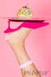 Носки прозрачные в цветной горошек Gabriella Gigi 39-41 Розовые - изображение 2