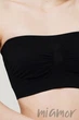 Топ-бандо без бретелей бесшовный Giulia Bandeau XS/S Черный - изображение 5