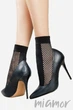 Носочки в сетку с узором Lores Voila Calzino One Size Nero - изображение 1