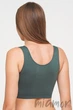 Tоп бесшовный на широких бретелях Giulia Classic Top S/M Хаки - изображение 2