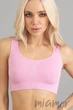 Tоп бесшовный на широких бретелях Giulia Classic Top Sweet lilac S/M Розовый - изображение 1