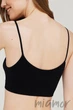 Бесшовный топ на тонких бретелях Giulia Cami top Nero L/XL Черный - изображение 3