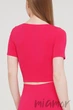 Топ безшовний з короткими рукавами Giulia Crop T-Shirt Raspberry sorbet L/XL Малиновий - зображення 4
