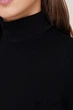Водолазка-гольф бесшовная GIULIA LUPETTO MANICA LUNGA Black S/M Черная - изображение 3