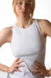 Майка женская в рубчик Luna L016R Sara XL Белая - изображение 5