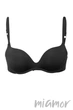 Бюстгальтер гладкий Push-Up без косточек Luna L1507A Azalea 70B Черный - изображение 4