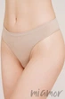 Трусики-стринг бесшовные Giulia String Briefs NATURALE S/M Бежевые - изображение 1