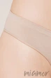 Трусики-стринг бесшовные Giulia String Briefs NATURALE S/M Бежевые - изображение 3