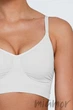Бюстгальтер-топ бесшовный без косточек GIULIA Bra Shapewear L/XL Белый - изображение 3