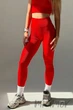 Леггинсы бесшовные в рубчик InSecret Leggings Basic Ribbed AURORA RED L/XL Красные - изображение 1