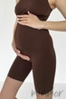 Велосипедки для беременных с эффектом пуш-ап InSecret Mama Tracks Push-Up CHICORY COFFEE L/XL Темно-коричневі - изображение 1