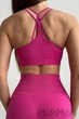Топ спортивный бесшовный InSecret Top Define Seamless FUCHSIA FEDORA L Фуксия - изображение 2