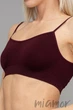Tоп бесшовний на тонких бретелях Giulia Cami Top MARSALA S/M Бордовый - изображение 1