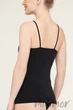 Майка безшовна з тонкими бретелями Giulia Camisole Black L/XL Черная - изображение 2