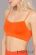 Топ безшовний на тонких бретелях Giulia Cami Top CORAL ROSE S/M Кораловий - зображення 2