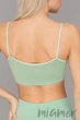 Топ безшовний на тонких бретелях Giulia Cami Top FAIR GREEN S/M Салатовий - зображення 3