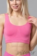 Топ безшовний на широких бретелях Giulia Tank top BUBBLEGUM L/XL Розовый - изображение 1