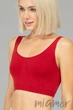 Топ безшовний на широких бретелях Giulia Tank top WINERY S/M Бордовый - изображение 2