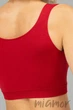 Топ безшовний на широких бретелях Giulia Tank top WINERY S/M Бордовый - изображение 5