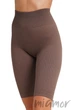 Велосипедки бесшовные в рубчик GIULIA Tracks Rib DEEP TAUPE S/M Тауп - изображение 1