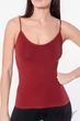 Майка бесшовная с бретелями Giulia Camisole RIO RED S/M Бордовая - изображение 1