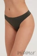 Трусики-стринг бесшовные Giulia String Briefs KHAKI S/M Хаки - изображение 1