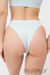 Трусики-бразиліана безшовні Giulia Brasilian briefs SPUN SUGAR S/M Блакитні - зображення 2