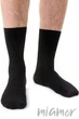 Шкарпетки чоловічі із вовни альпаки STEVEN 044 Alpaka Wool 44-46 Чорні - зображення 1