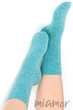 Шкарпетки жіночі теплі з вовни STEVEN 093 Wool 35-37 Бірюзові - зображення 3