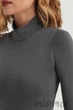 Боди-водолазка Giulia Body Lupetto MANICA LUNGA POPPY SEED M/L Темно-серый - изображение 3