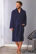 Халат мужской теплый Key MGL 191 B21 XL/XXL Темно-синий - изображение 1