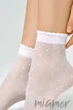 Шкарпетки в горошок Lores Dot Calzino 20d One Size Bianco - зображення 2