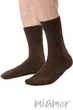 Носки мужские из шерсти альпаки STEVEN 044 Alpaka Wool 44-46 Коричневые - изображение 1