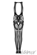 Комбинезон-сетка с вырезом Obsessive G331 S/M/L Черный - изображение 7