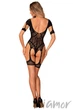 Боди-сетка с вырезом Obsessive G334 S/M/L Черное - изображение 6
