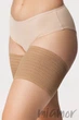 Ленты на бедра защитные жаккардовые Mona OPASKI NA UDA DIAMOND 9/10 Dark Nude - изображение 1