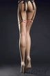 Чулки под пояс со стрелкой Fiore MADAME 20 den 2 Poudre/Red - изображение 1