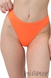 Трусики-стринг бесшовные Giulia String Briefs Orange Neon S/M Оранжевые - изображение 1