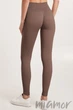 Леггинсы бесшовные в рубчик с пуш-ап эффектом GIULIA Leggings RIB Push Up Deep Taupe L/XL Тауп - изображение 2